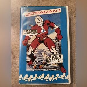 Ultraman II VHS Trans World Entertainment 1984 First Release Very Rare Complete